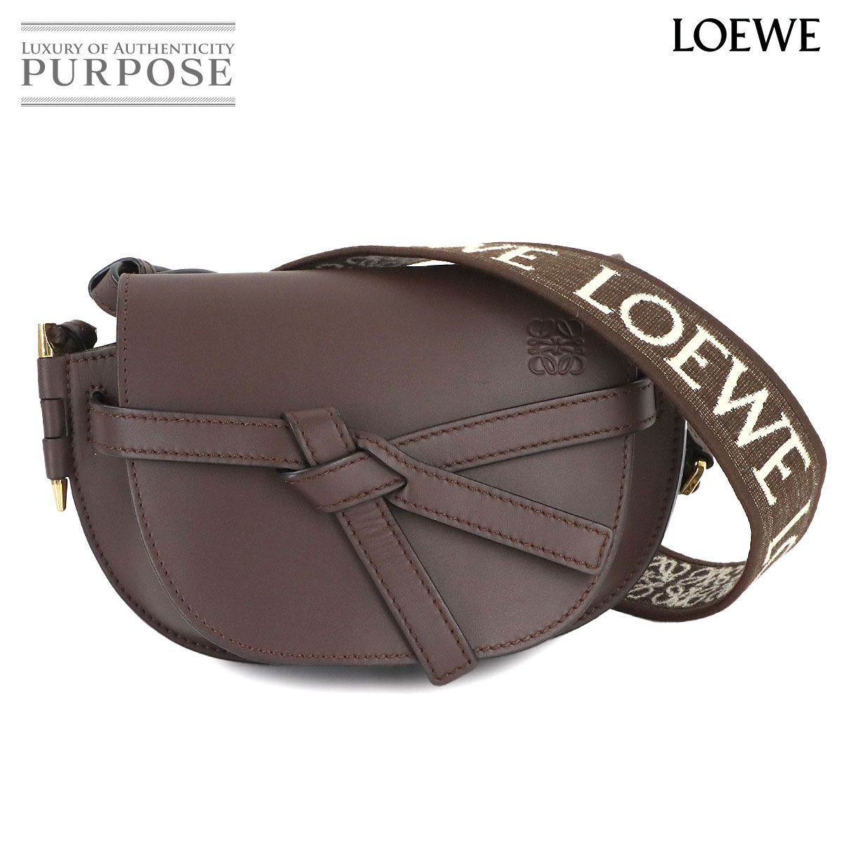 【ほぼ未使用】LOEWE ロエベ ゲート デュアル ミニ ブラック× キャメル 未使用 展示品 ロエベ LOEWE ゲートデュアル ミニ ショルダー バッグ