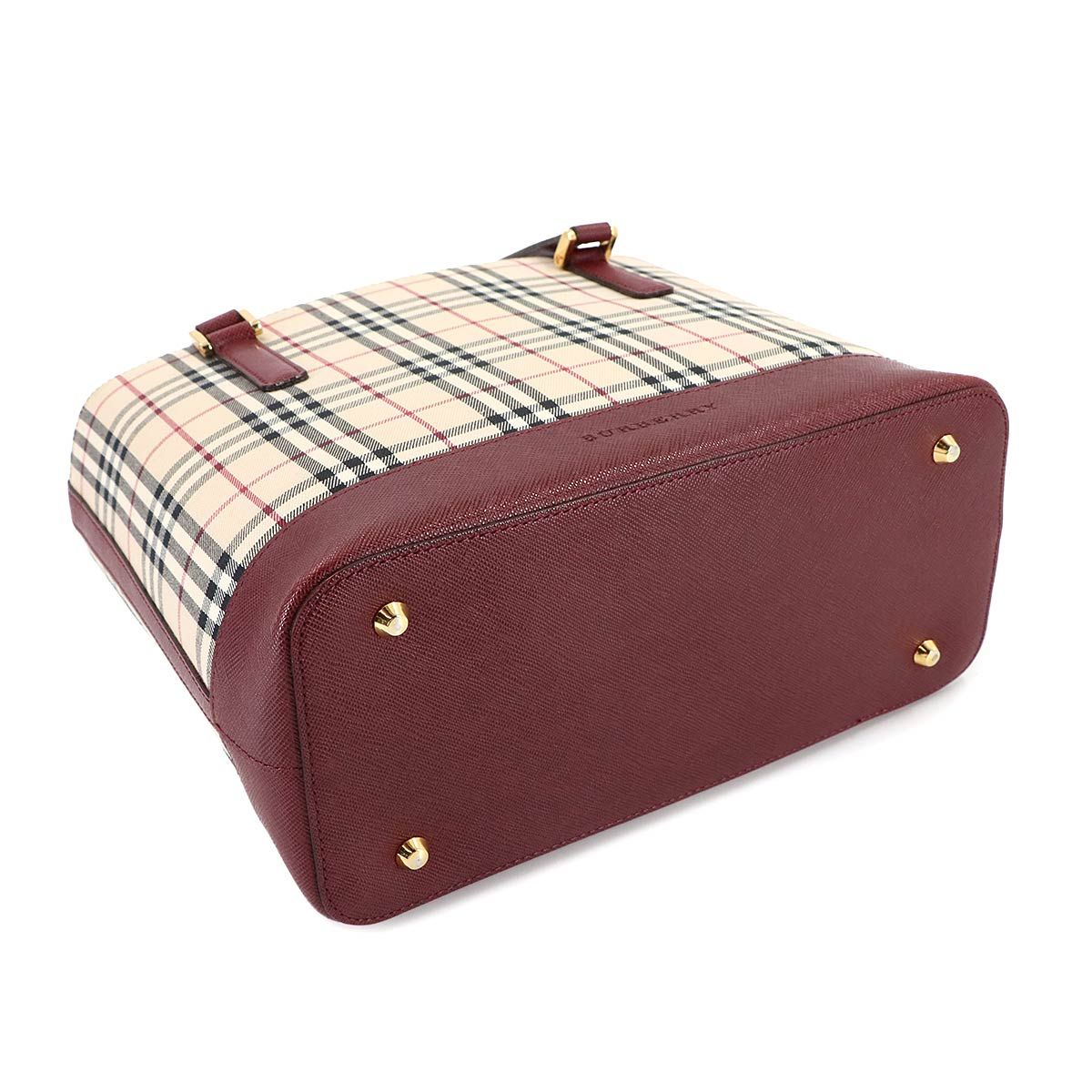 未使用 展示品 バーバリー BURBERRY ノバチェック ハンド バッグ