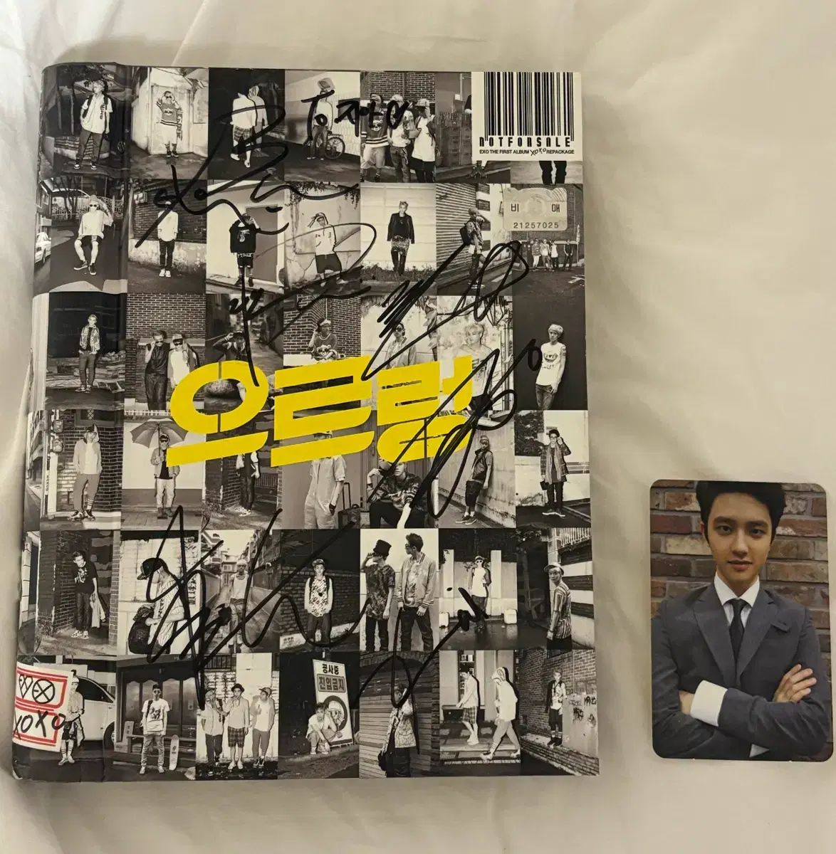 EXO セフン 으르렁 1集 exo XOXO - トレカ ウルロン growl 直筆サイン