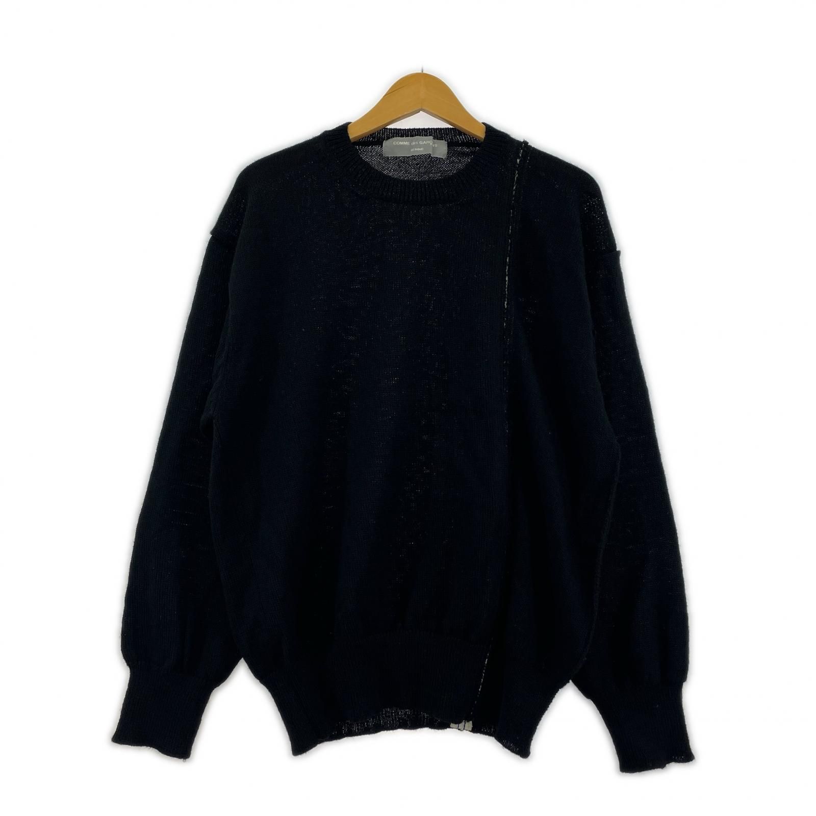 COMME des GARCONSHOMME 田中オム カラー 切り替え ニット COMME des GARCONS HOMME 田中ｵﾑ AD2000 切り替え ニット/セーター