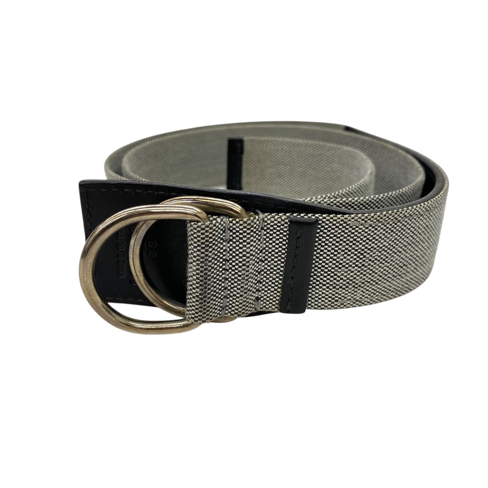 EM 116 DIOR ディオールオム ベルト シルバー金具 64-BM-0038 サイズ85