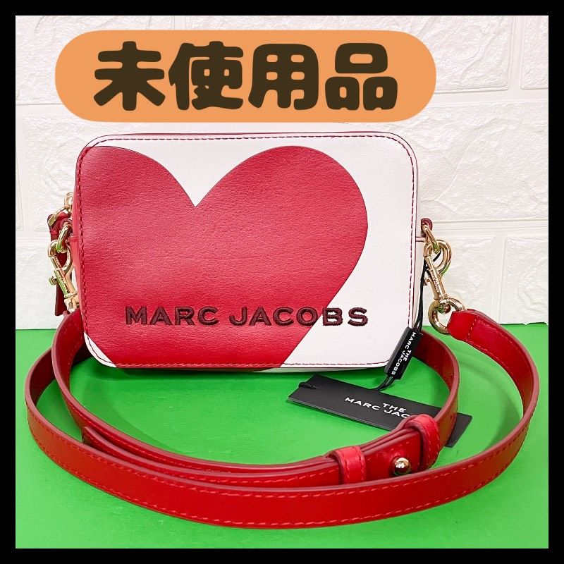 未使用品】Marc Jcobs ハート 牛革 クロスボディバッグ ショルダー 