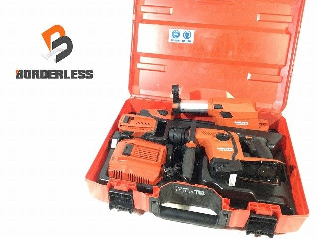 比較的 HILTI 充電式ロータリーハンマドリル TE 6 A-22 DRS バッテリ 充電器 集じんシステム120347