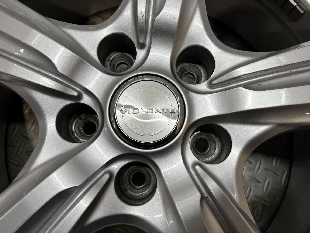  DUNLOP ヴィオレント 18インチ 4本 .3 48 C-HR エスティマ ヴォクシー ノア ヤリスクロス ZR-V CX-3等 MHA 726 18インチ ホイール