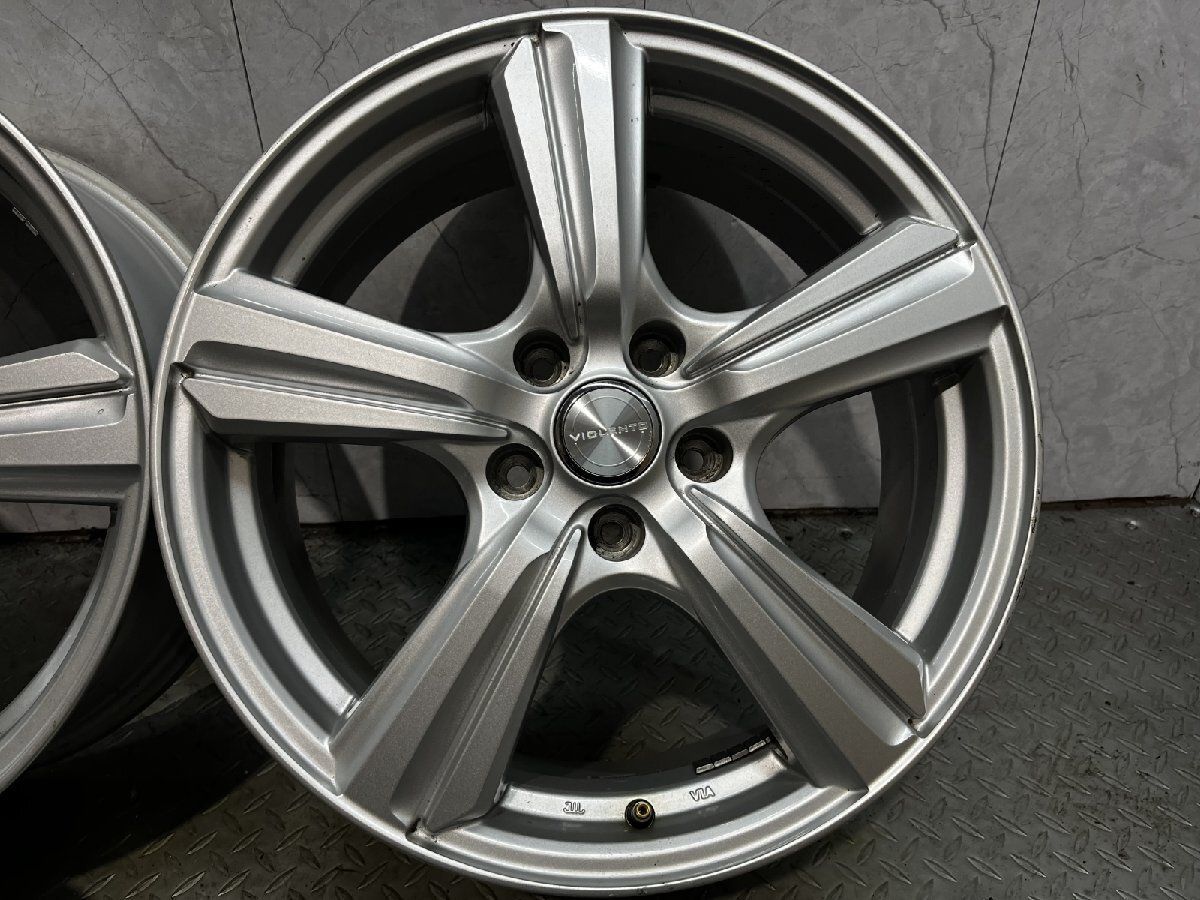 DUNLOP ヴィオレント 18インチ 4本 .3 48 C-HR エスティマ ヴォクシー ノア ヤリスクロス ZR-V CX-3等 MHA 726