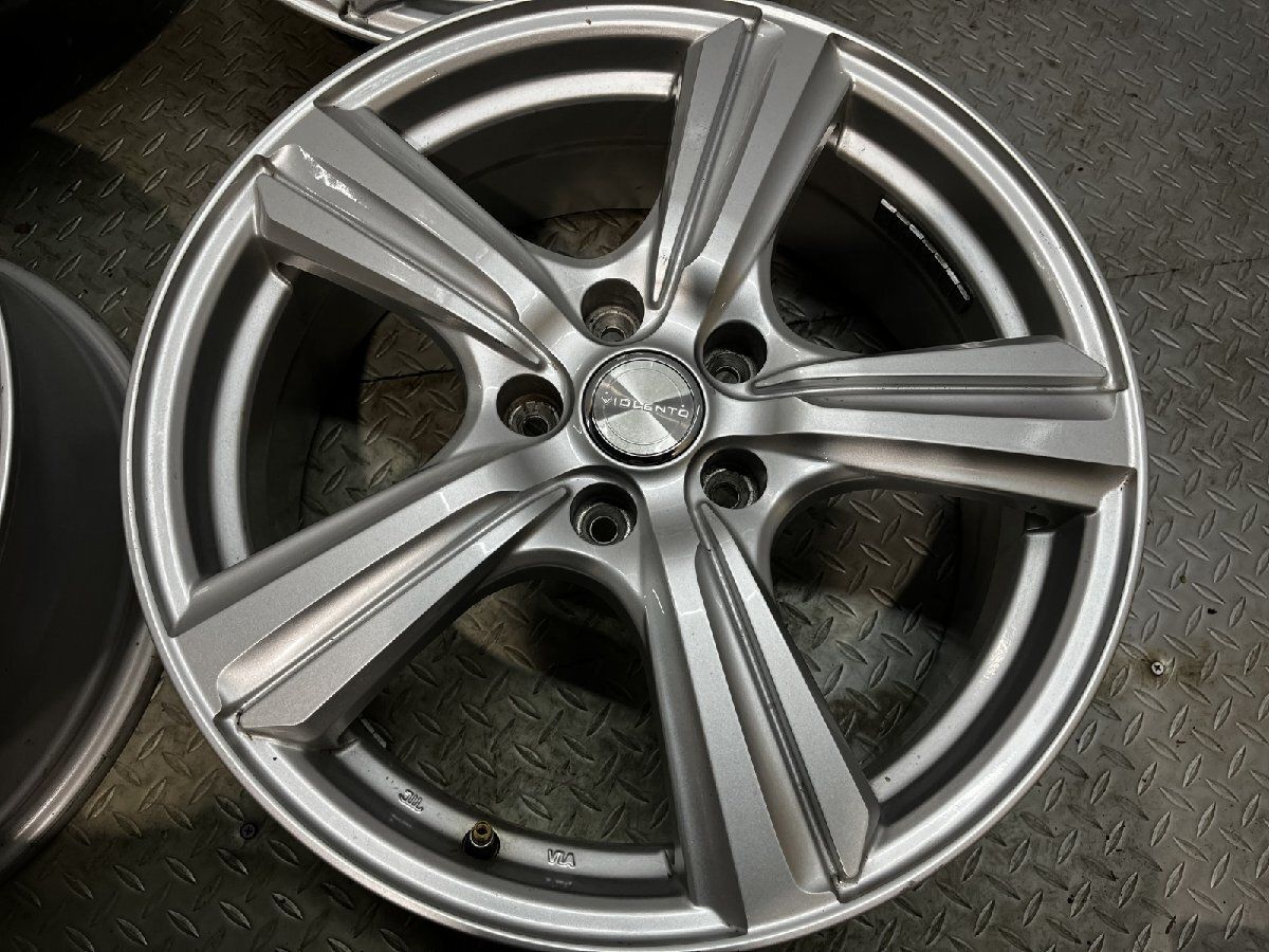 DUNLOP VIOLENTO ヴィオレント 18インチ 4本 7J5HPCD114.3+48 C-HR