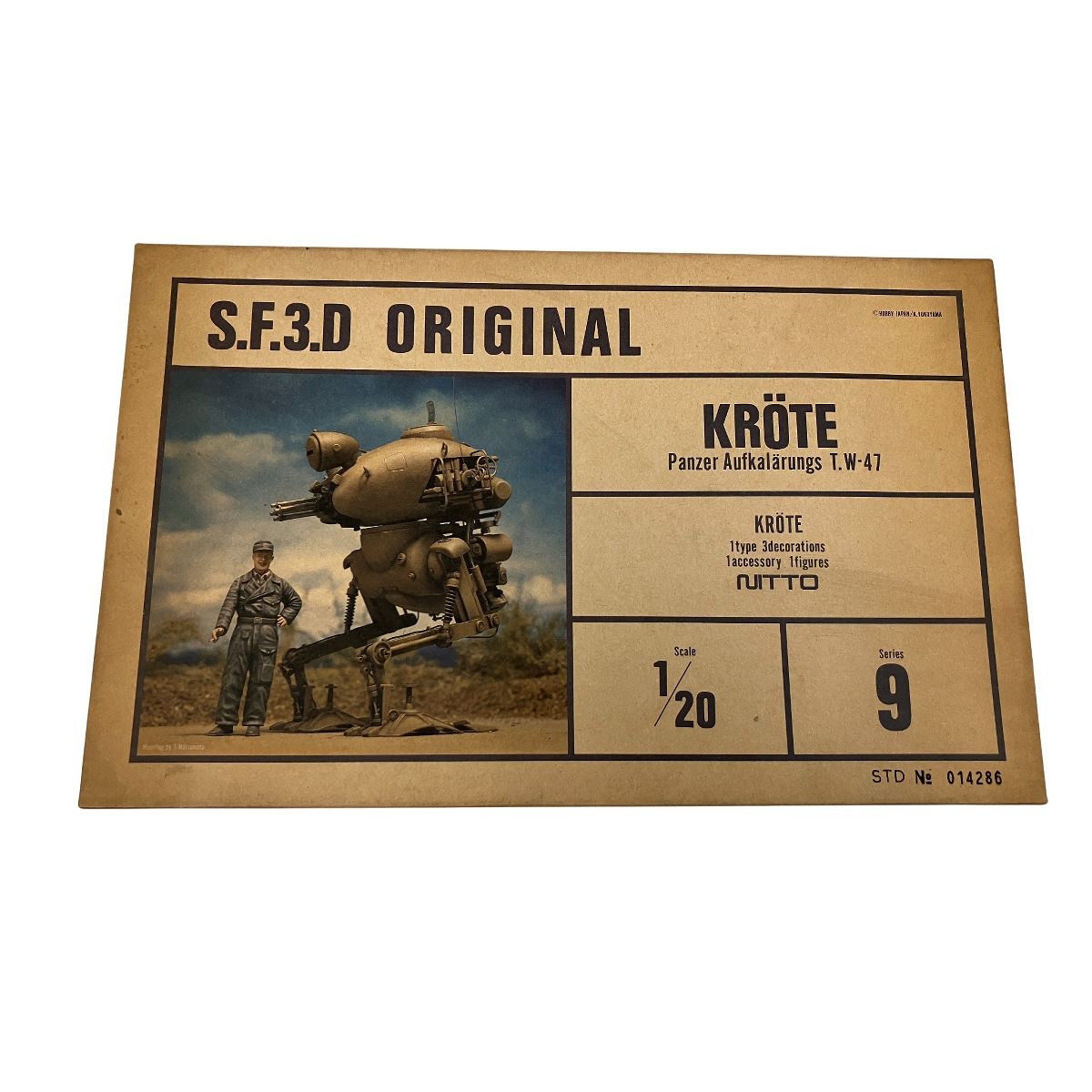 NITTO プラモデル S.F.3.D KROTE Series 9 T.W-47 フィギュア 未組立