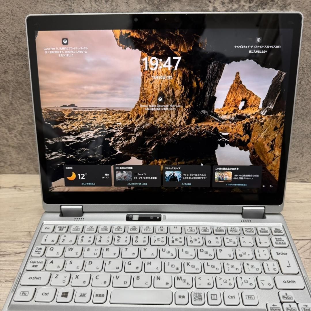 ☆美品☆タッチパネル パナソニック CF-QV9 Win11 10世代 i5 Office