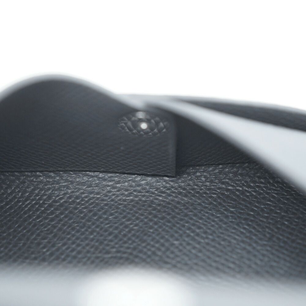  栄 エルメス カルヴィデュオ レザー アルドワーズ グレー系 シルバー金具 コインケース カードケース K刻印 製造 箱♥ コインケース 小銭入れ 小物