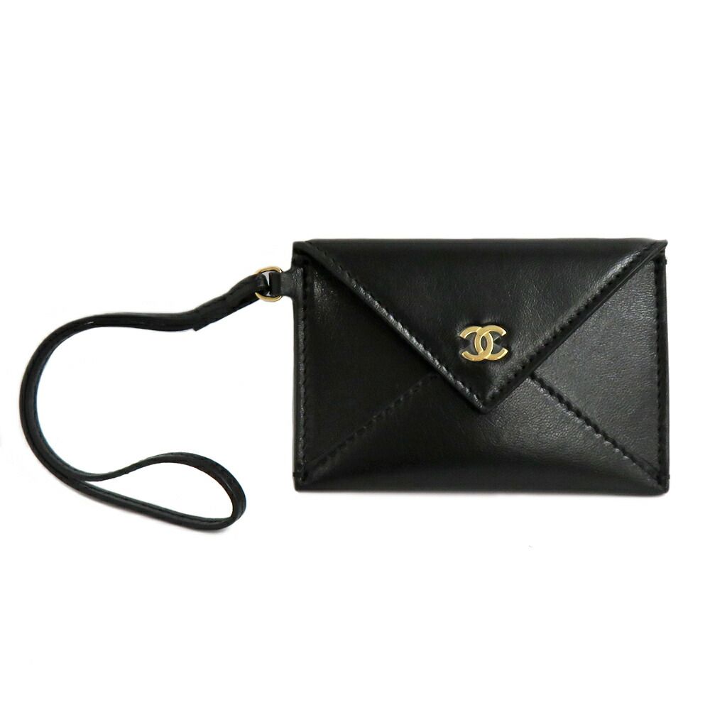 名古屋 シャネル カードケース AP 5041 2026 SS カーフスキン ブラック 黒 小物 レディース