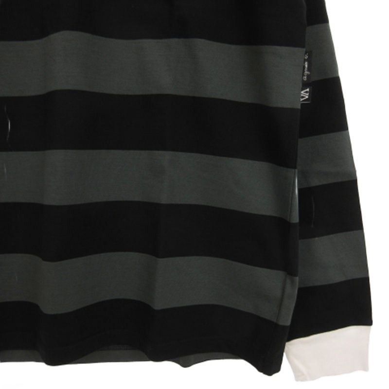 V.A. Fragment × agnes b. Border 長袖Tシャツ agnes b.（アニエスベー） tシャツ 細ボーダー コットン 長袖 Tシャツ