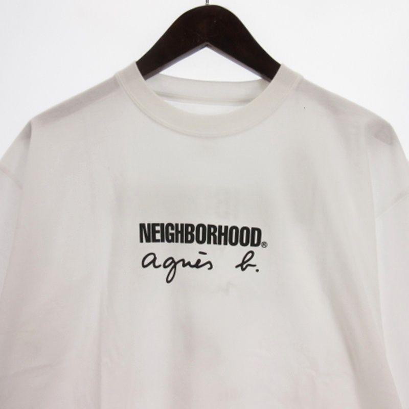 【新品タグ付】NEIGHBORHOOD ✖︎ agnes b. コラボTシャツ M NEIGHBORHOOD. agnès b. コラボロンT 新品タグ付】NEIGHBORHOOD