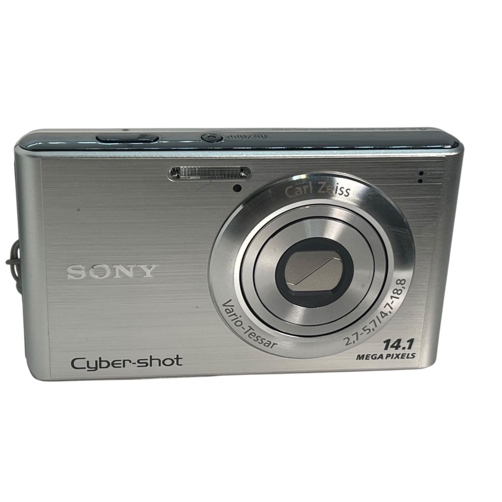 管2512-322 動作未 SONY ソニー Cyber-shot DSC-W 550 シルバー デジタルカメラ 1410万画素 4倍ズーム コンデジ 現状渡し