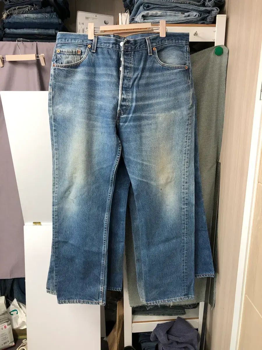 ラスト90 s リーバイス USA オーバーサイズ 501-0115 ウエスト40 胴囲99