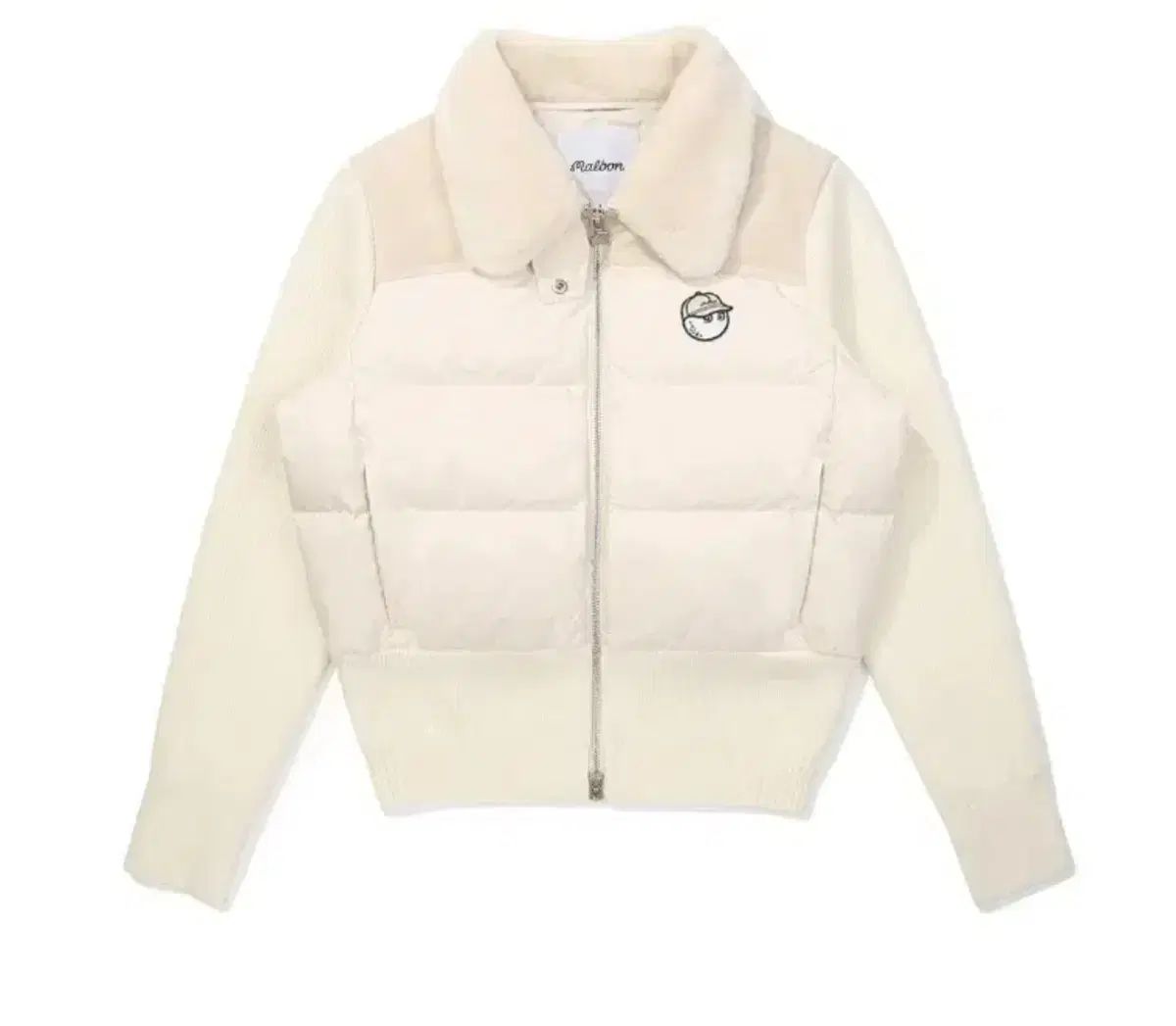 マルボンゴルフ レディース ニット ダウン アウター アイボリー M