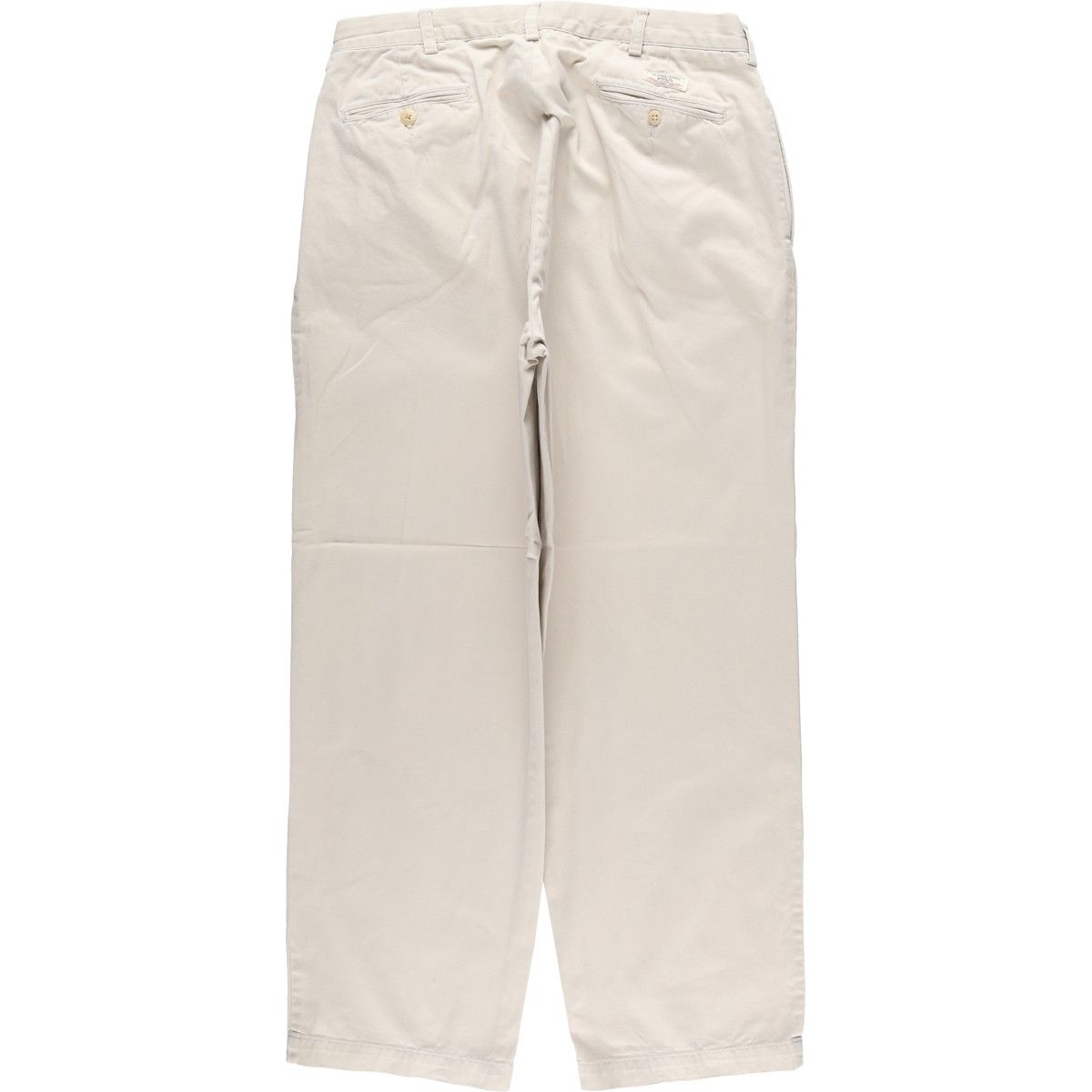 古着 ラルフローレン Ralph Lauren POLO by ANDREW PANT ツータック チノパンツ メンズw 35相当|eaa 606217