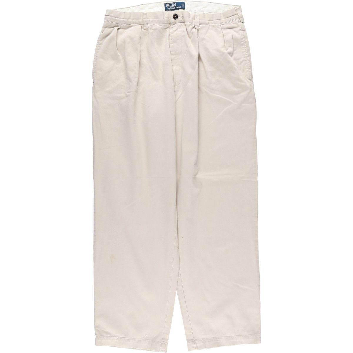 古着 ラルフローレン Ralph Lauren POLO by ANDREW PANT ツータック チノパンツ メンズw 35相当|eaa 606217