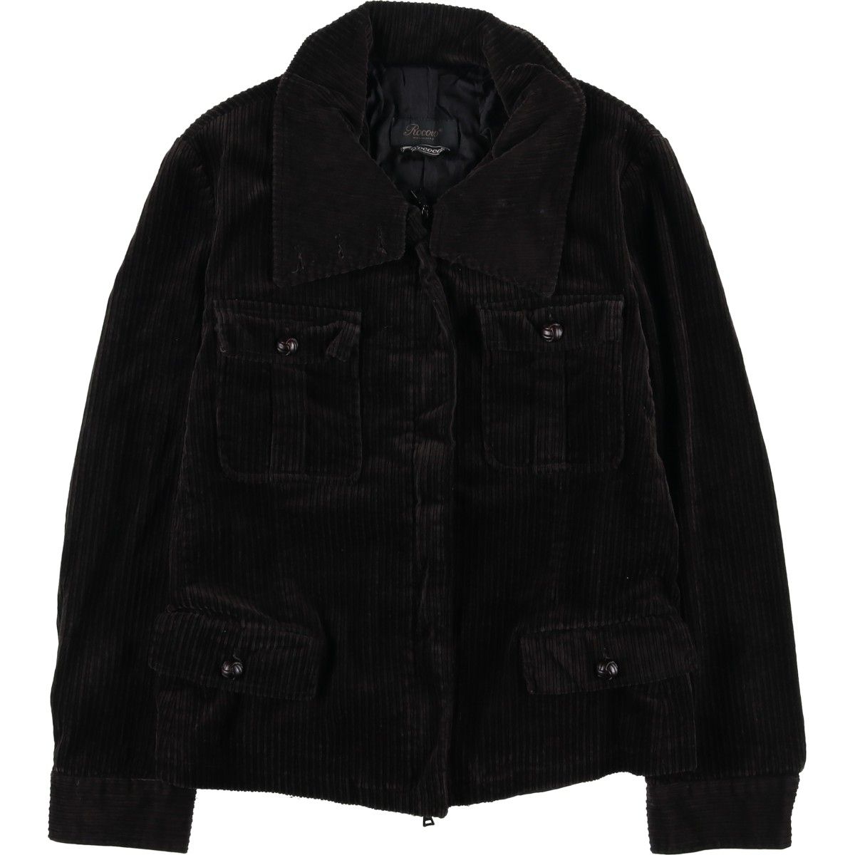 古着 Rococo コーデュロイジャケット レディースXL相当|eaa 599347