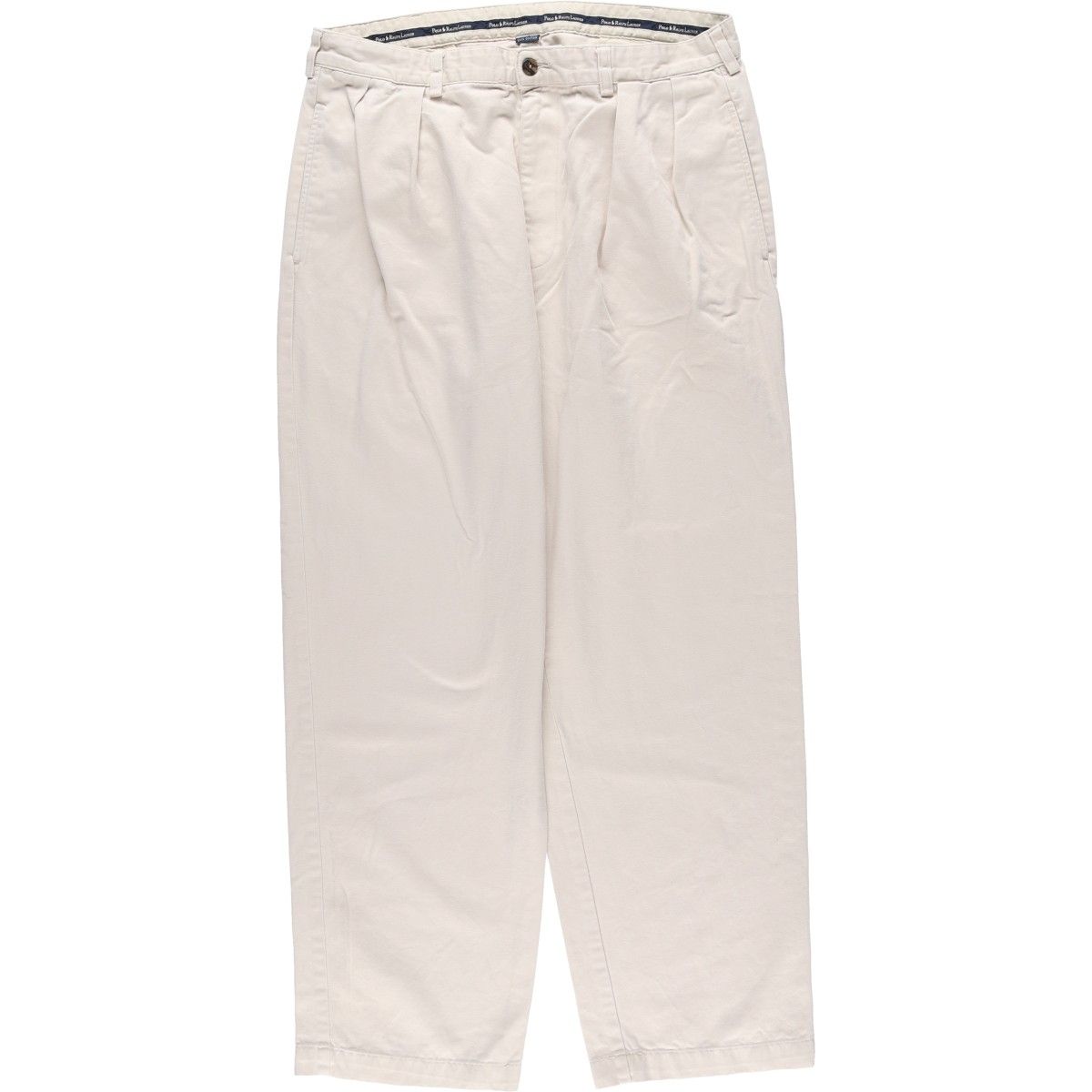 古着 ラルフローレン Ralph Lauren Polo ANDREW PANT ツータック チノパンツ メンズw 34相当|eaa 606203