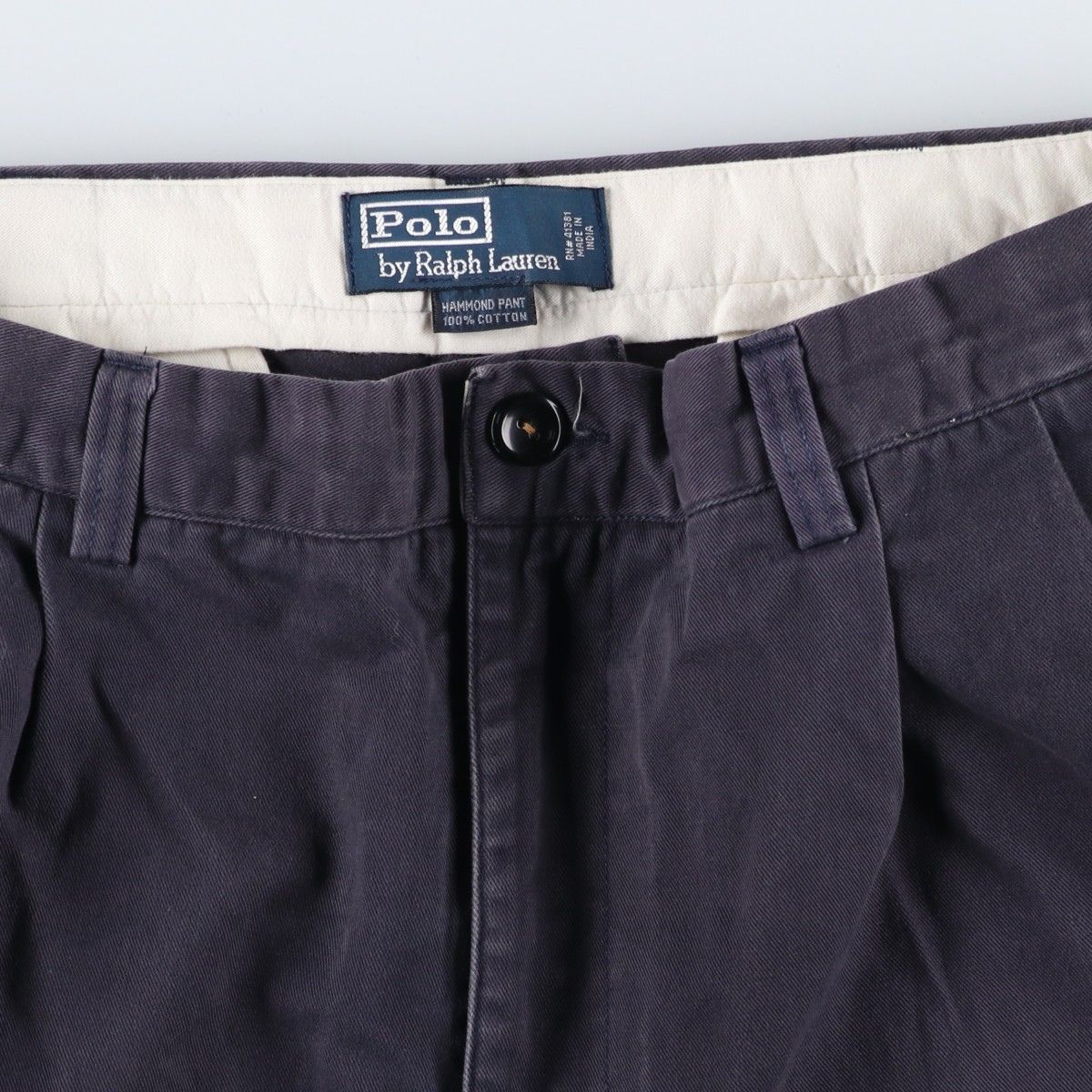  古着 ラルフローレン Ralph Lauren POLO by HAMMOND PANT ツータック チノパンツ メンズw 34相当|eaa 606208 その他 メンズ