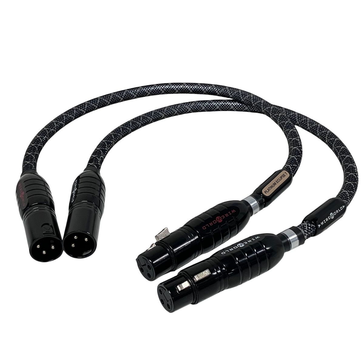 Platinum Eclipse 7 BPI BAL 0.5 m XLRケーブル 2本組 ペア 純銀導体 音響機材
