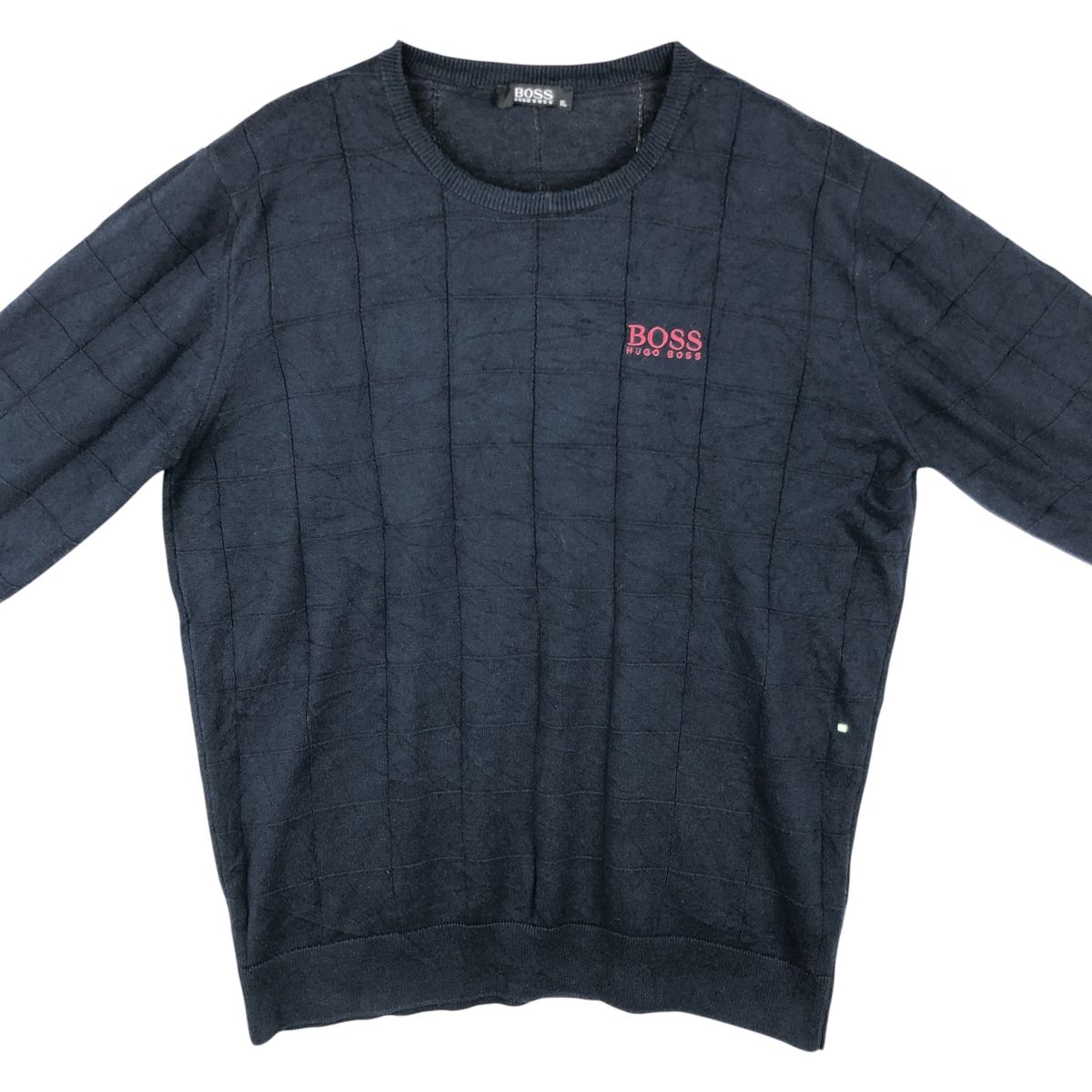 古着 ヒューゴボス HUGO BOSS コットンニットセーター メンズXL相当