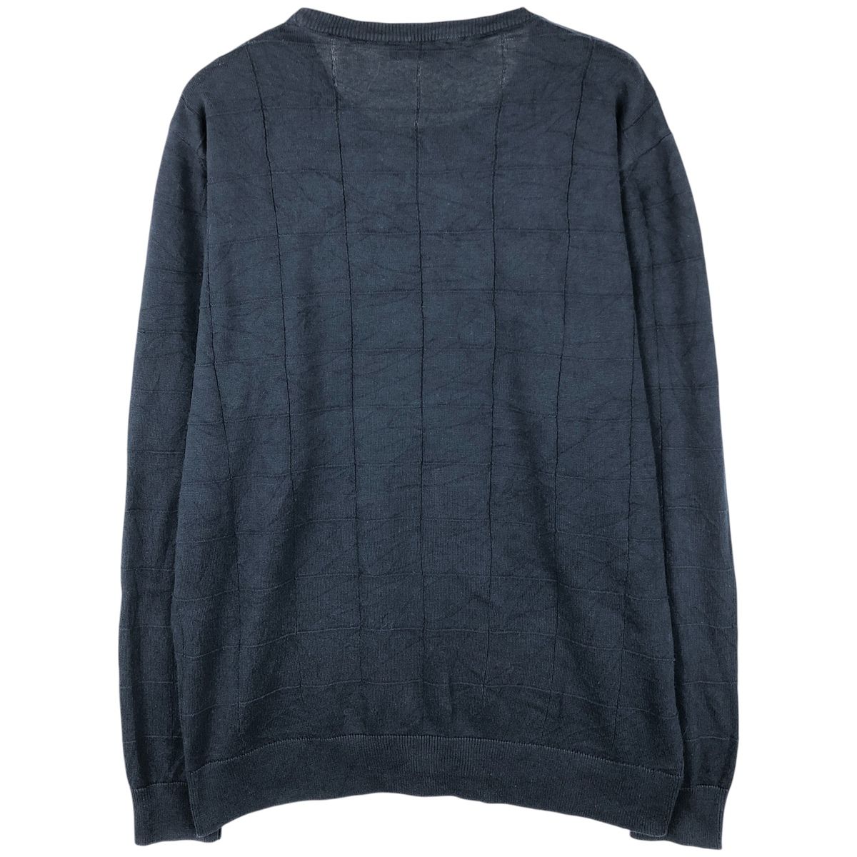 古着 ヒューゴボス HUGO BOSS コットンニットセーター メンズXL相当