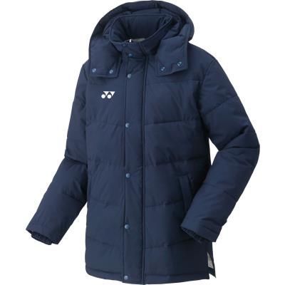 ユニハーフコート ユニセックス トレーニングウェア テニス 中綿コート ベンチコート ネイビーブルー 90074-019