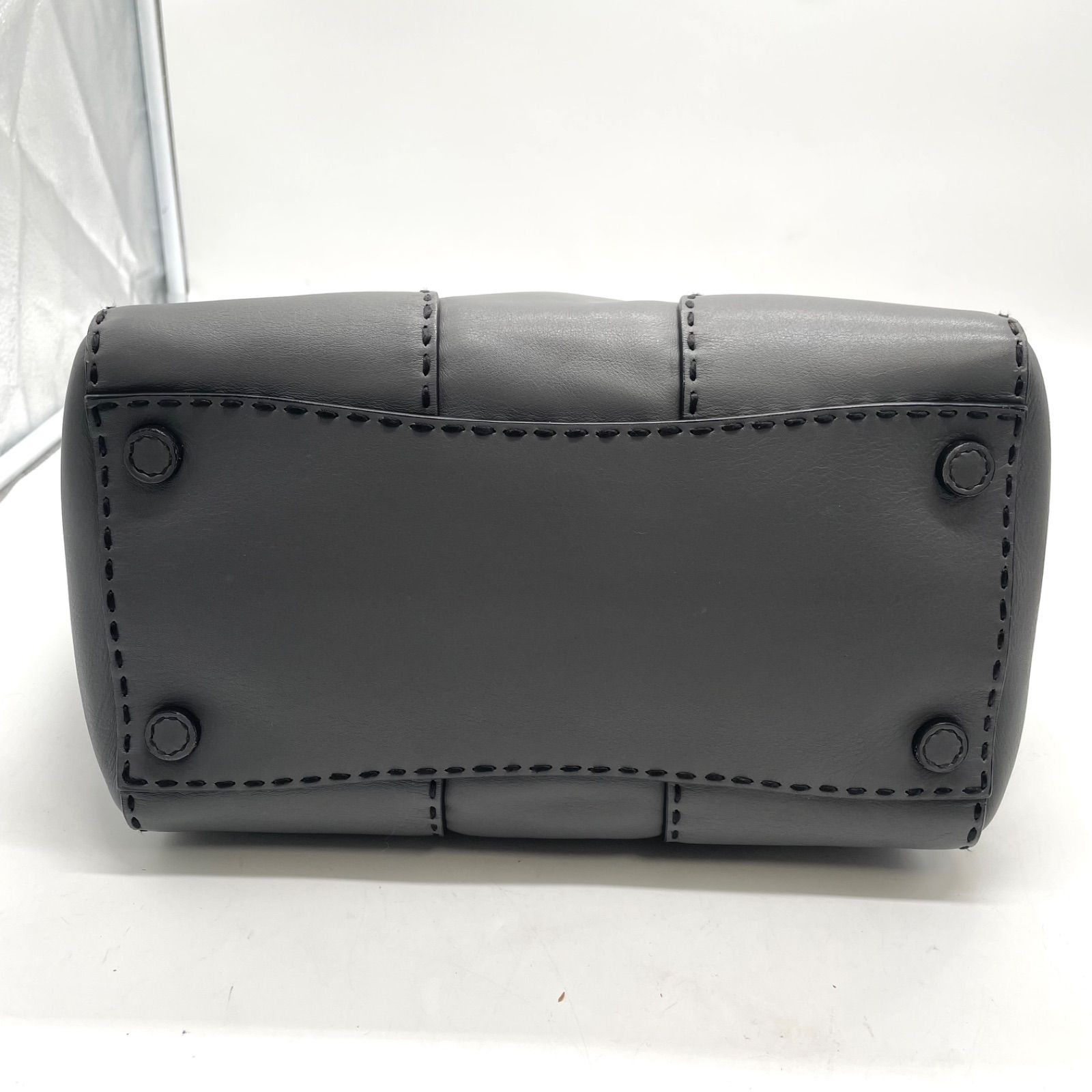 PRADA プラダ シティカーフ ショルダーバッグ ハンドバッグ 2way 三角 