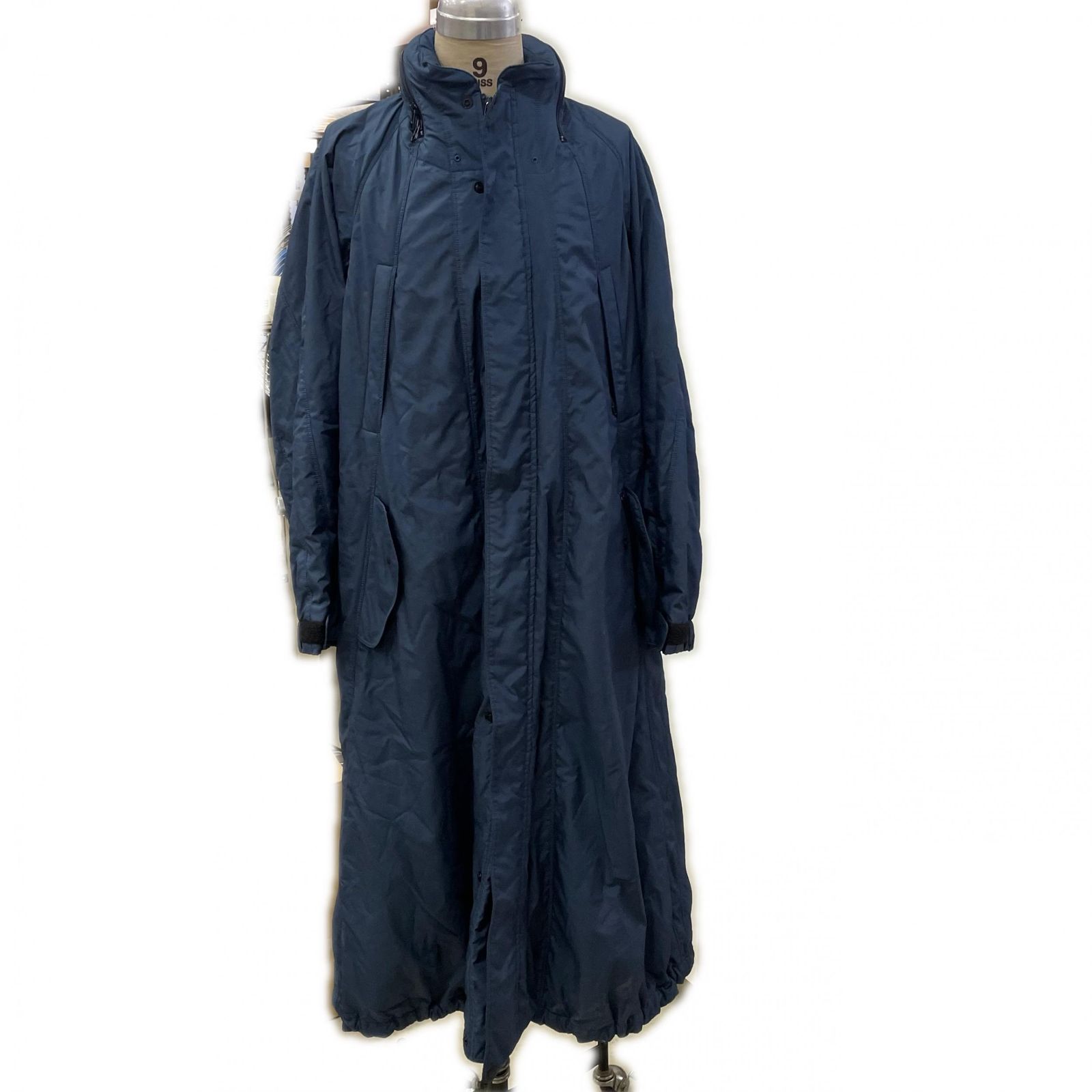 ISSEY MIYAKE MEN イッセイミヤケ メン パラシュートコート ロングコート ミリタリーコート メンズ ポリエステル ブルー