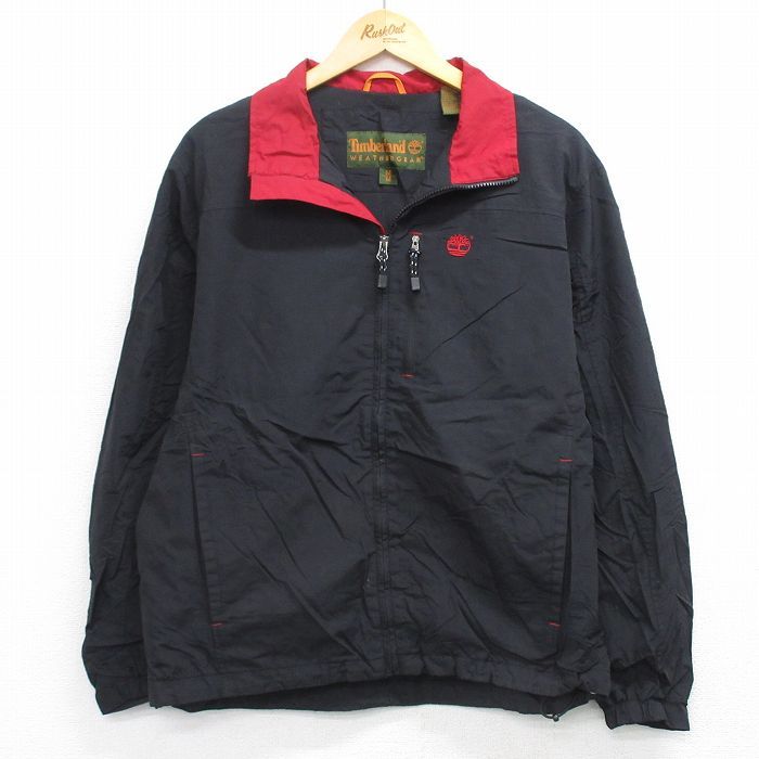 L/古着 ティンバーランド 長袖 ナイロン ジャケット メンズ 00年代 00s
