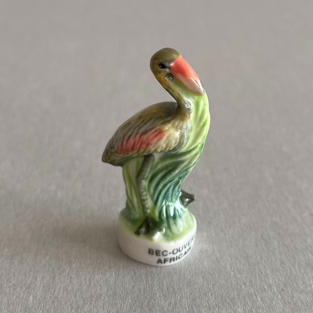 アフリカの鳥のフェーブ／BEC-OUVERT AFRICAIN／フランス雑貨／陶器