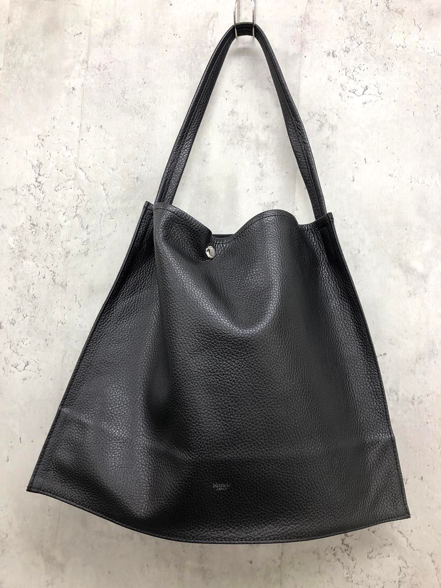 blancle ブランクレ 日本製 レザー 牛革 ショルダー バッグ 黒 ◎レディース