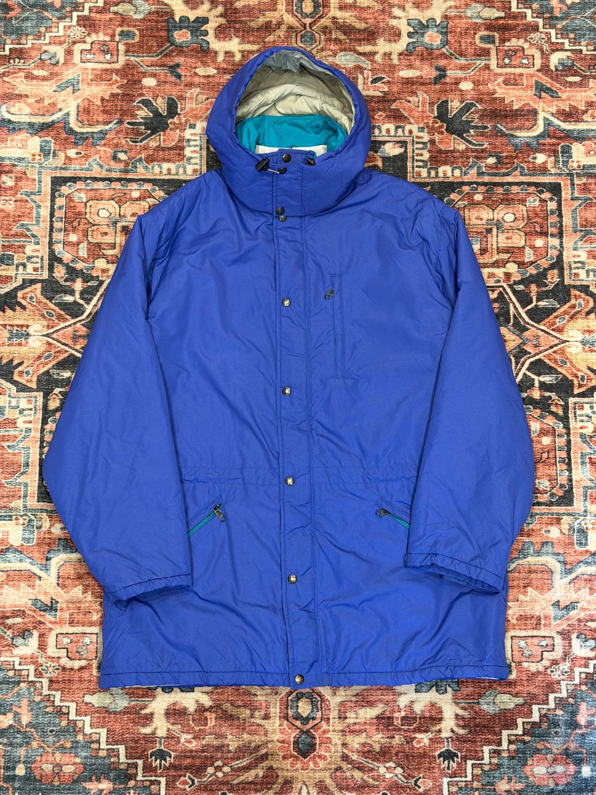 80 s | L.L.Bean マウンテンパーカー エルエルビーン 80年代 ナイロンジャケット 中綿ジャケット 青 ブルー XL