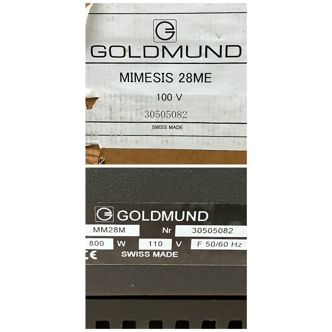 GOLDMUND MIMESIS 28ME パワーアンプ ゴールドムンド 中古 Y10734185
