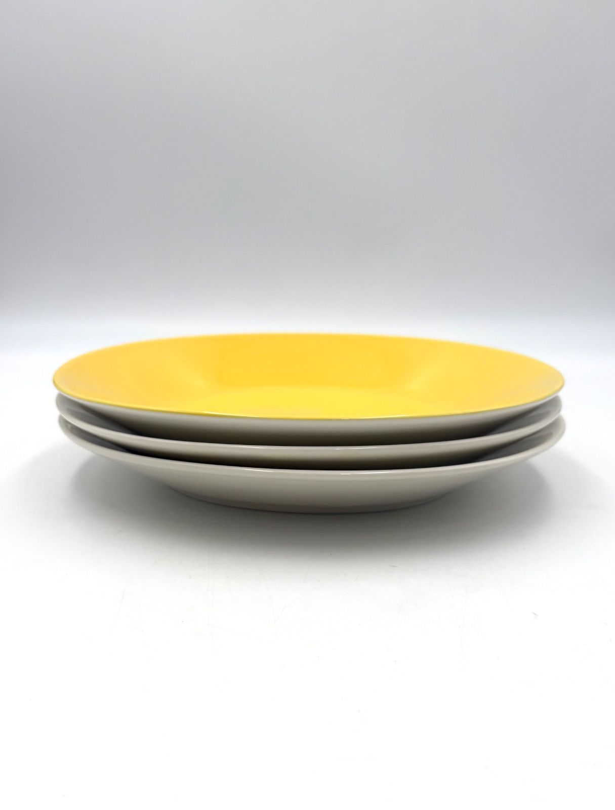 ARABIA アラビア アラビアカラーズ イエロー ホワイト 24.5cm オーバル