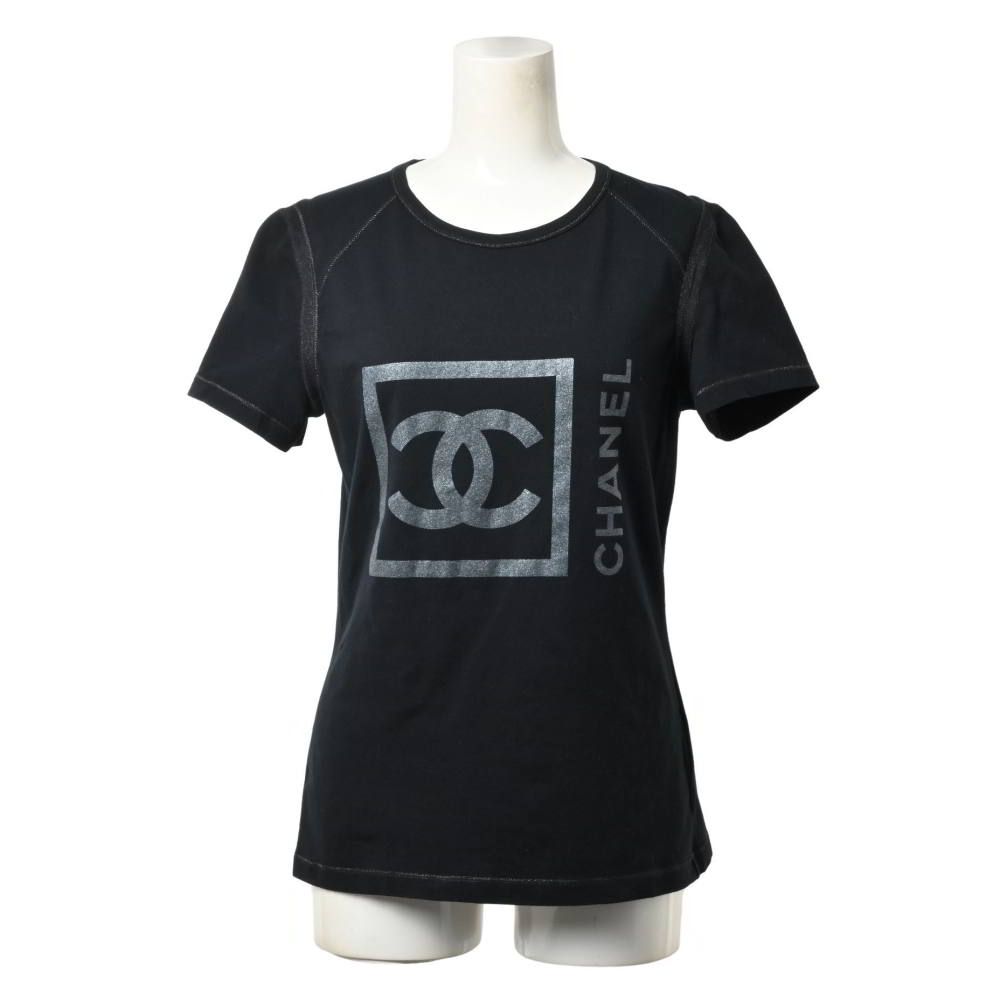 CHANEL 07 P スポーツライン デカココ プリント Tシャツ