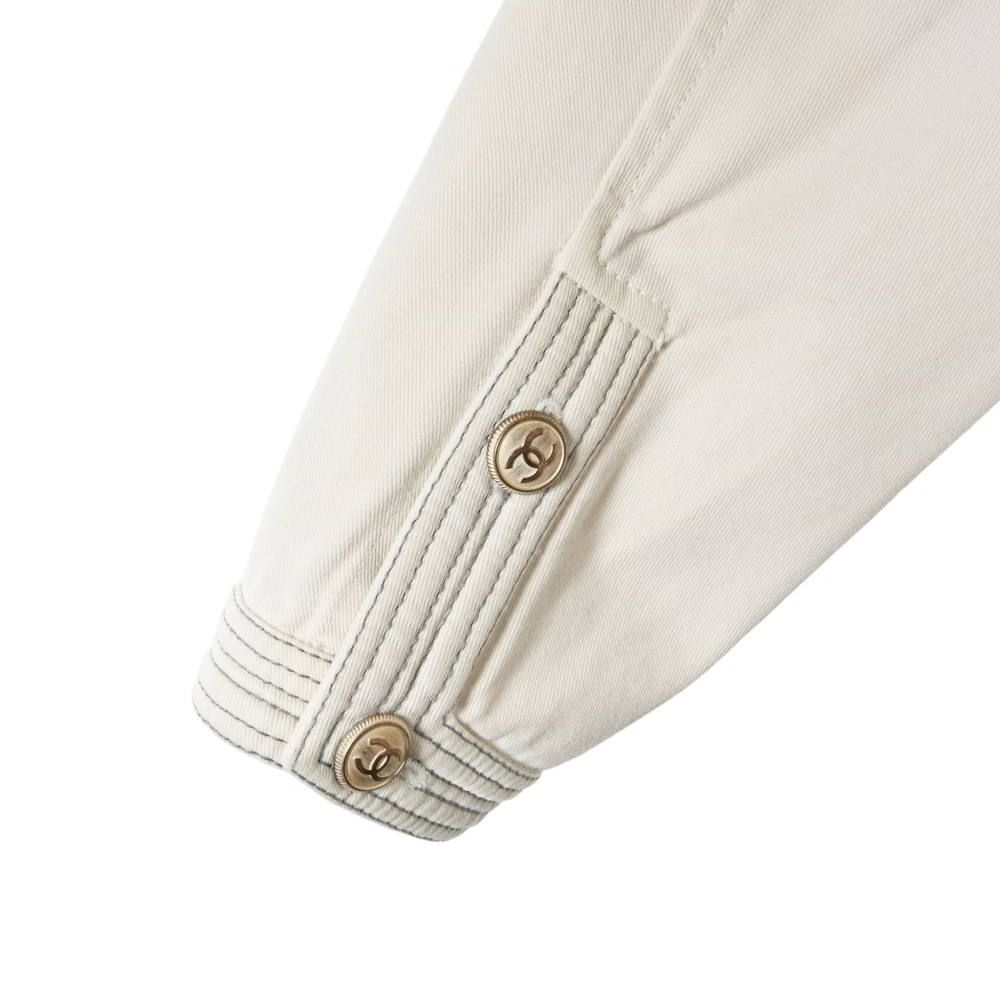 CHANEL 03C P20544V11926 コットン ノーカラージャケット ココマーク