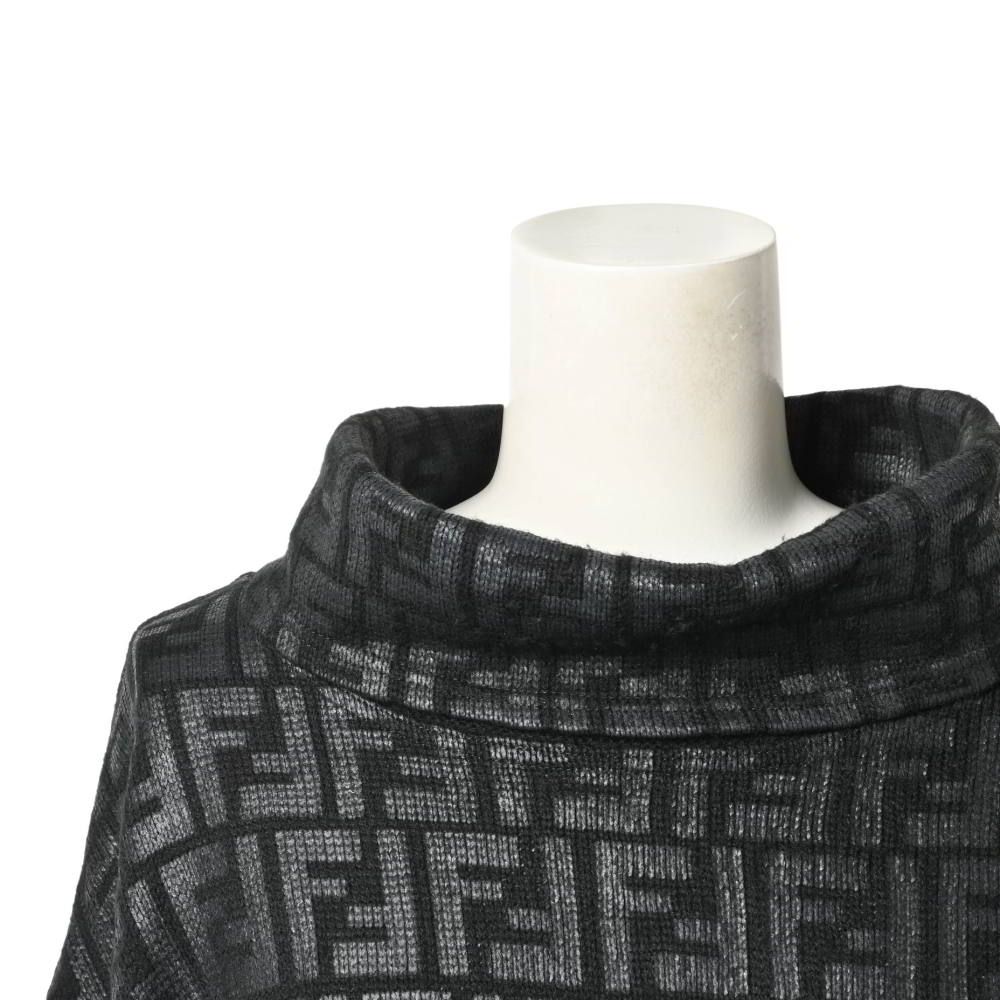 FENDI ヴィンテージ ズッカ柄 プリント タートルネック ニット - メルカリ