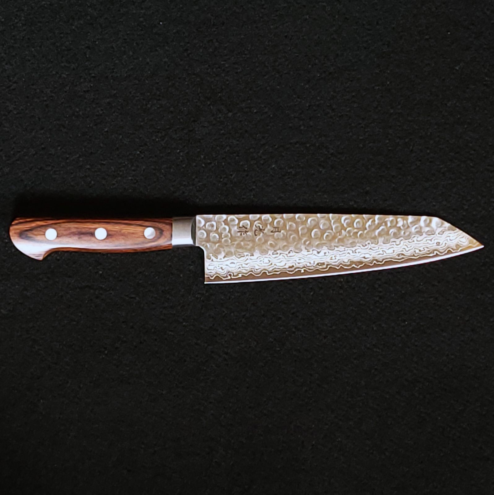 VG10 ダマスカス 文化包丁180mm 茶柄 G8038 月光作 - メルカリ