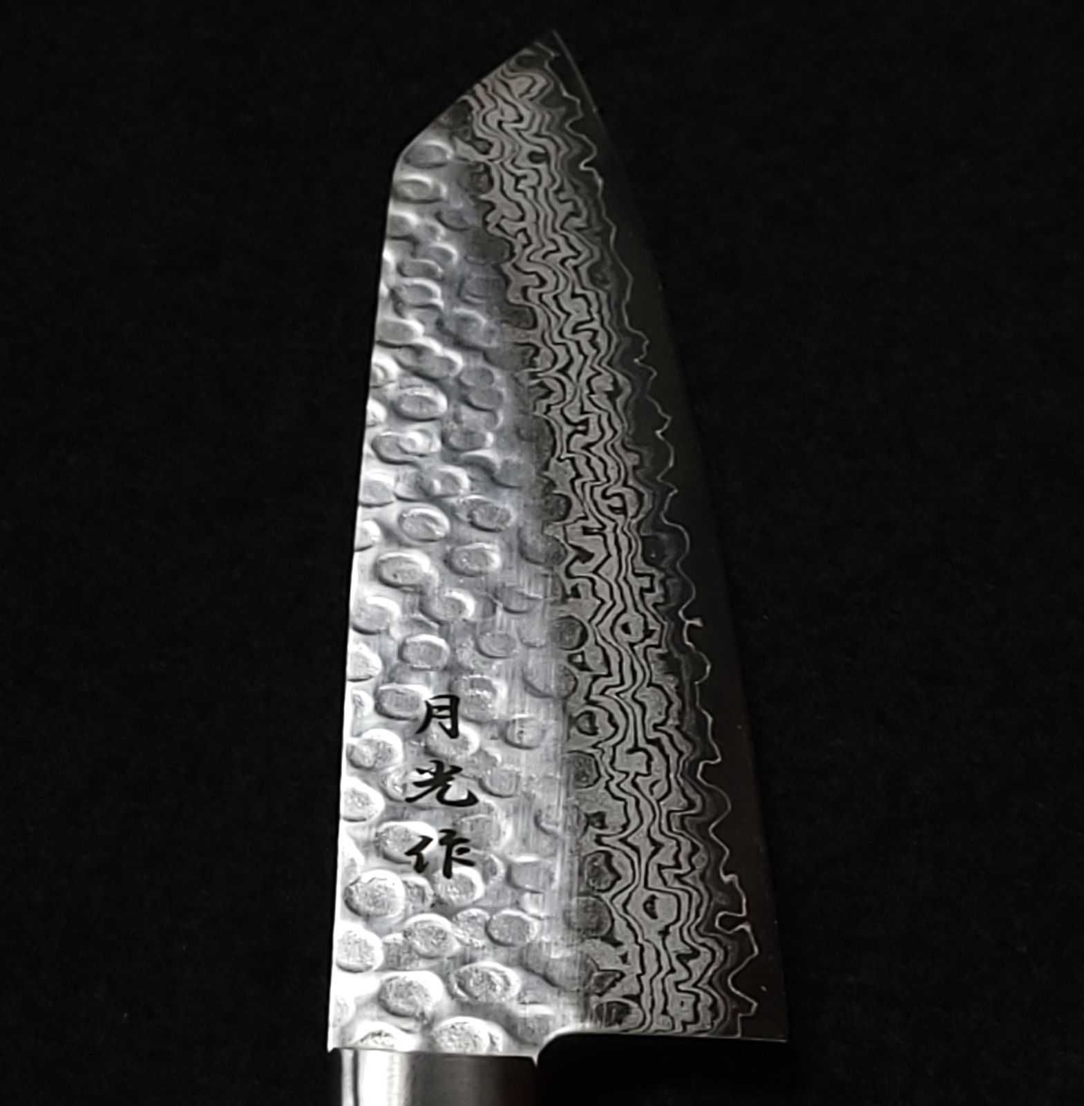 VG10 ダマスカス 文化包丁180mm 茶柄 G8038 月光作 VG10 ダマスカス 文化包丁180mm 茶柄 G8038 月光作 - メルカリ