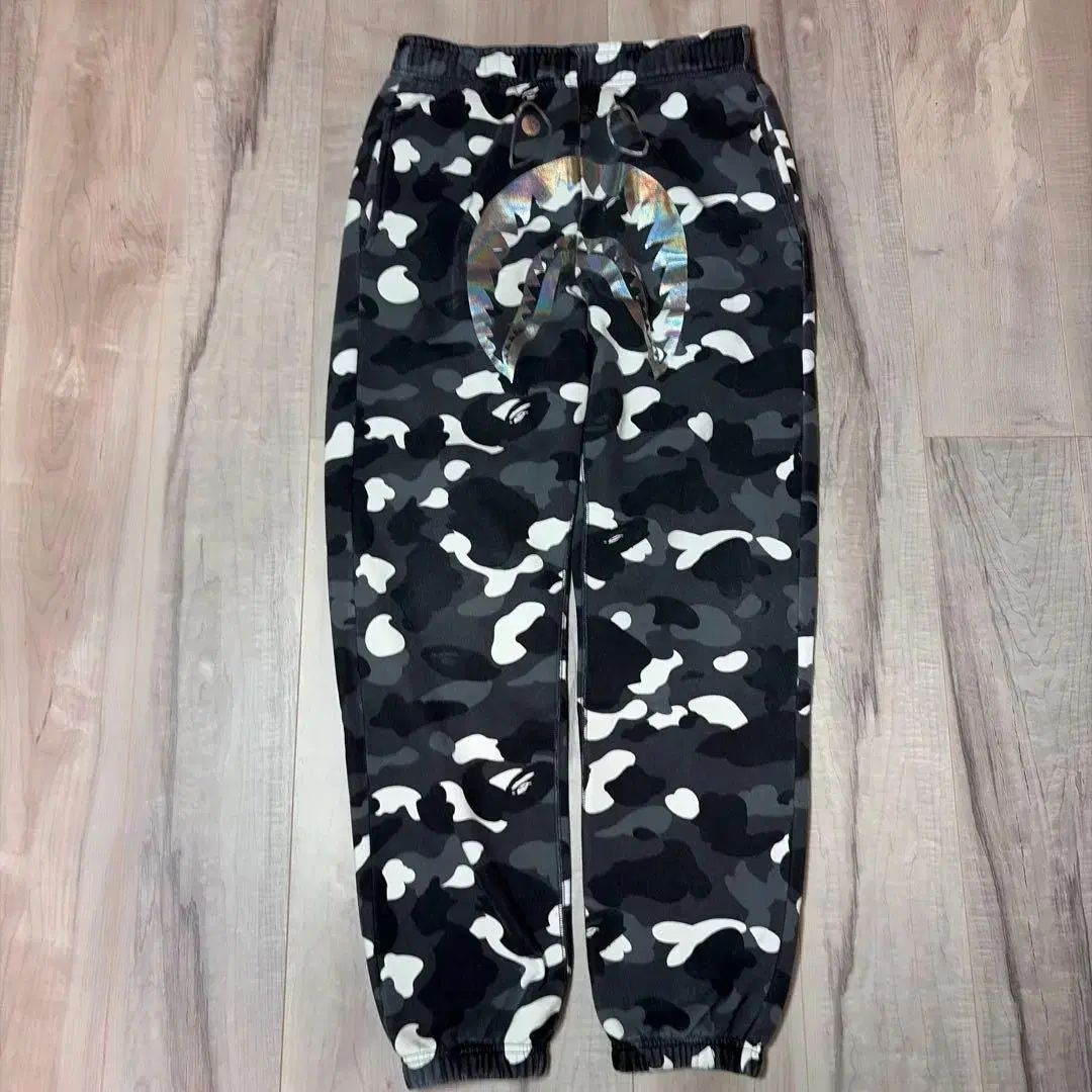 A BATHING APE シティ カモフラ シャーク スウェットパンツ