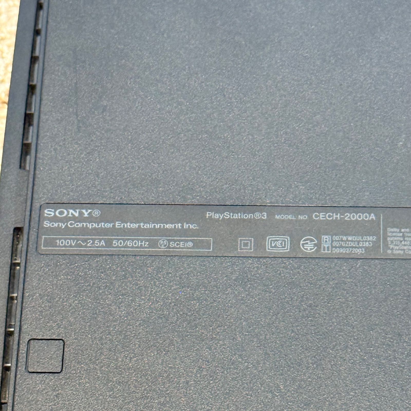 1-011 PS 3 本体 CECH-2000 A 本体 プレイステーション3(PS3) テレビゲーム