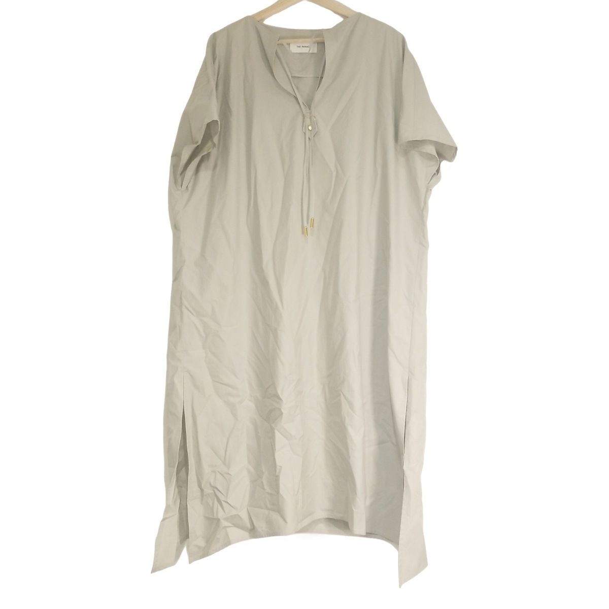 THE RERACS リラクス ワンピース サイズ36 S レディース - グレーベージュ 半袖|ロング