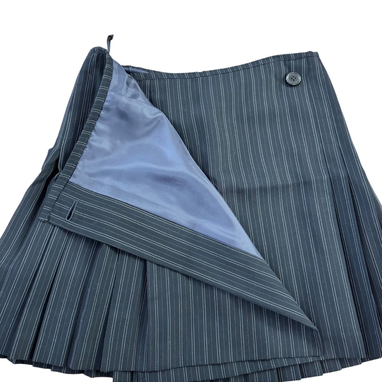 Z1717 KUMIKYOKU 組曲 クミキョク ストライプ スカートスーツ