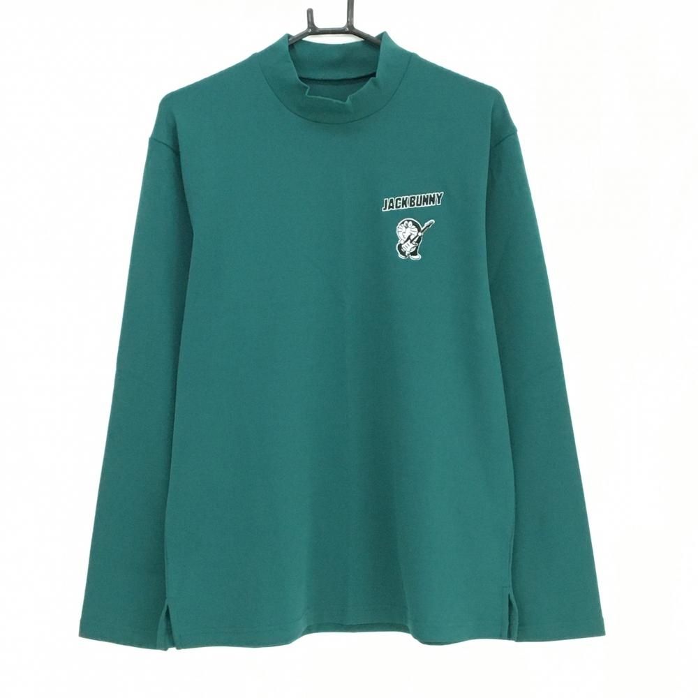 ジャックバニー×ドラえもん 長袖ハイネックシャツ ダークグリーン メンズ 5 L ゴルフウェア 2025年モデル Jack Bunny