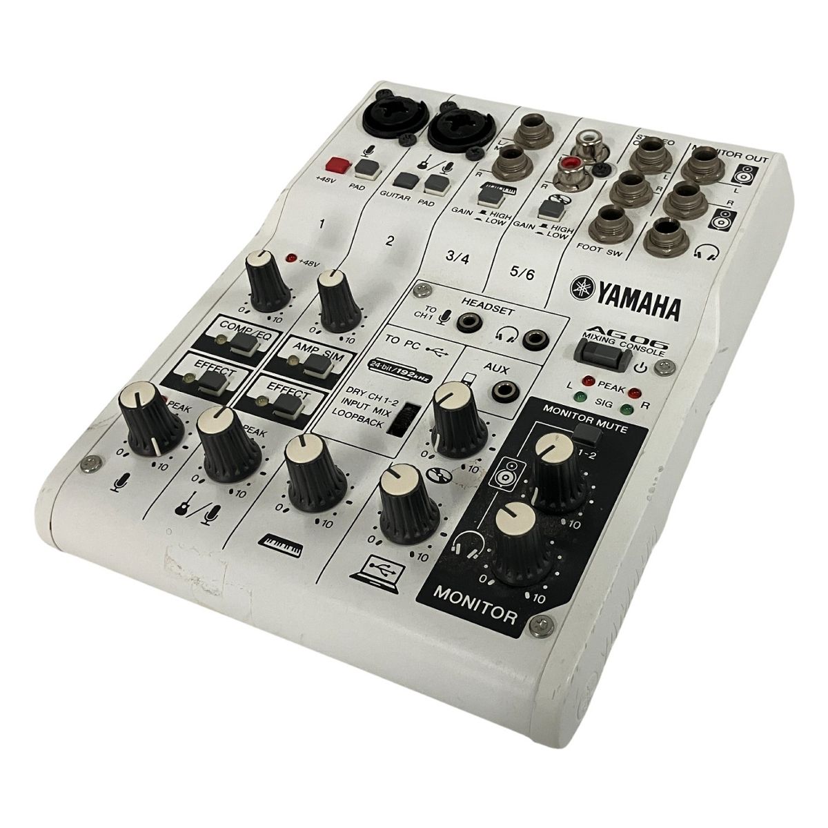 YAMAHA ヤマハ AG 06 ウェブキャスティングミキサー オーディオインターフェース 音響機材