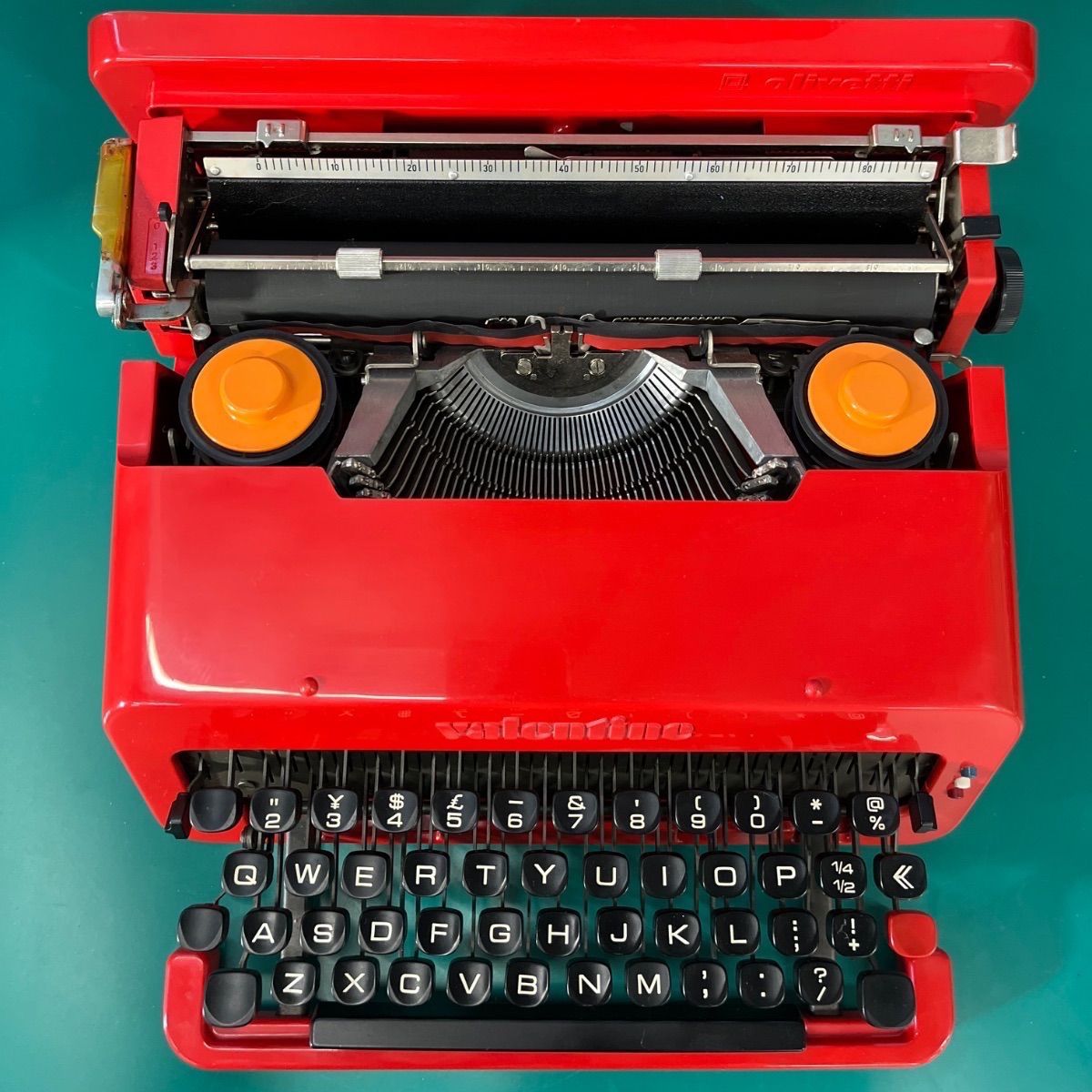 限定品 動作未確認 オリベッティ タイプライター バレンタイン 赤い