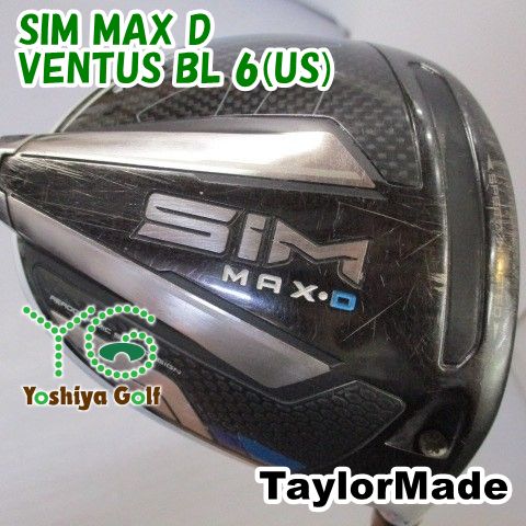 ドライバー テーラーメイド SIM MAX D VENTUS BL 6 US S 9 133201