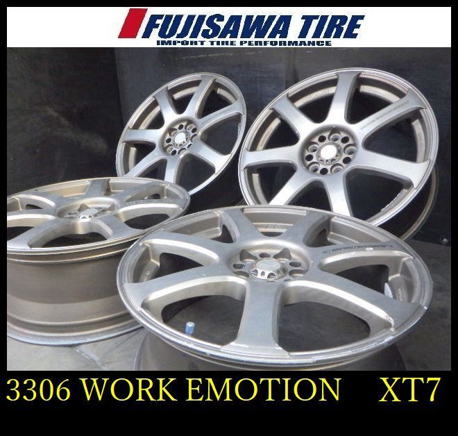 3306 B▲ ▲WORK EMOTION XT 7▲17 x 7.0 J 5 H 100 47▲4本